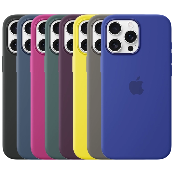 Apple iPhone 16 Pro Max Silicone Case with MagSafe, Black, MYYT3ZM